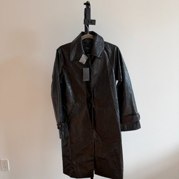 Faux Leather Black Trench - Rails - Picture 7 of 7